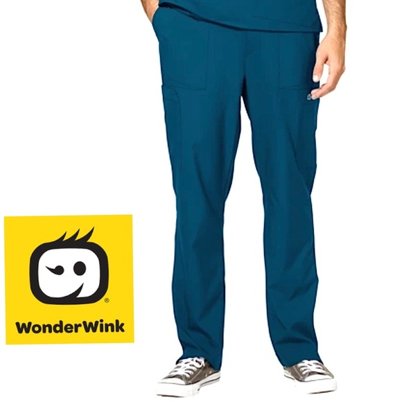 WonderWink Zip Fly Cargo Scrub Pants NWT - Picture 2 of 12